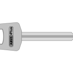 X Plus Key Blank 23211 ABUKB23211