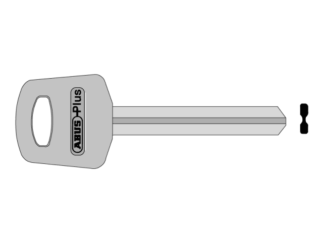 X Plus Key Blank 23211 ABUKB23211