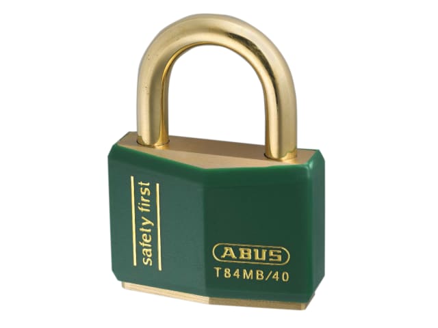 T84MB/40mm Green Rustproof Padlock ABUT8440GRE
