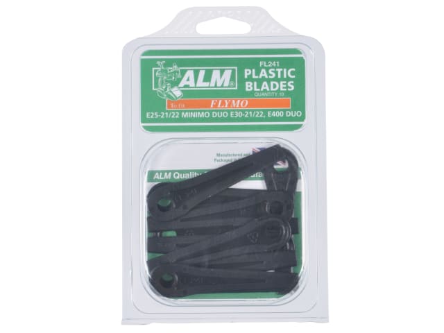 FL241 Plastic Blades Small Hole to Suit Flymo ALMFL241 - Image 2