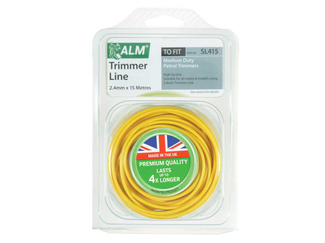 SL415 Medium-Duty Petrol Trimmer Line 2.4mm x 15m ALMSL415