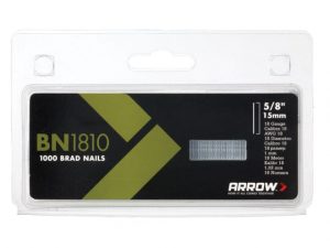 BN1810 Brad Nails 15mm Pack 1000 ARRBN1810
