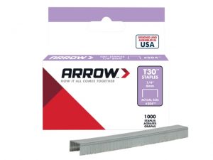 T30 Staples 6mm (1/4in) Box 1000 ARRT3014S