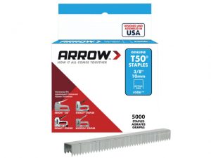 T50 Staples 10mm (3/8in) Bulk Pack 5000 ARRT5038IP