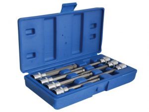3/8in Drive Extra Long Hex Ball Socket Bit Set -  7 Piece B/S01510