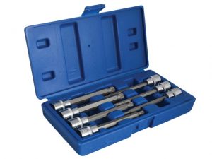 3/8in Drive Extra Long Spline Socket Bit Set -  7 Piece B/S01512