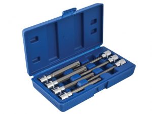 Extra Long 3/8in Square Drive TORX Bit Sockets 7 Piece B/S01514