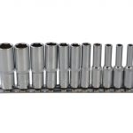 Deep Socket Set of 11 Metric 1/4in Square Drive B/S01540