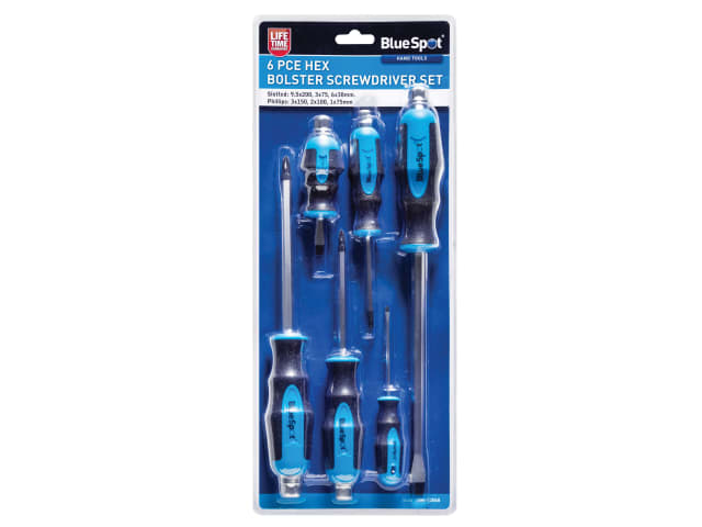 Hex Bolster Screwdriver Set - 6 Piece SL/PH B/S12068 - Image 2