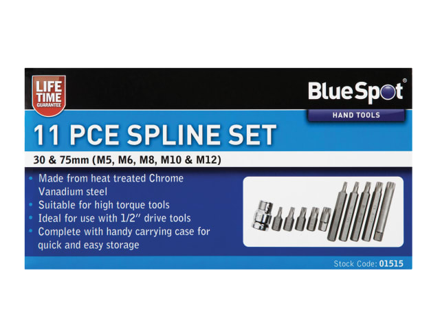 Spline Bit Set - 11 Piece B/S1515 - Image 2