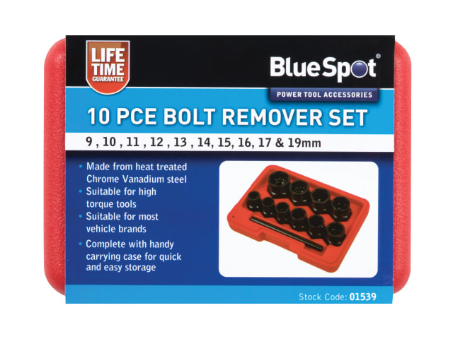 Bolt Remover Set 9-19mm 10 Piece B/S1539 - Image 2