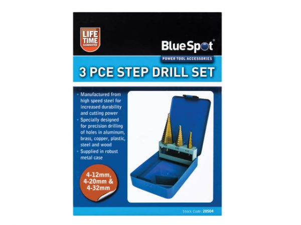 Step Drill Set 4-32mm 3 Piece B/S20504 - Image 2