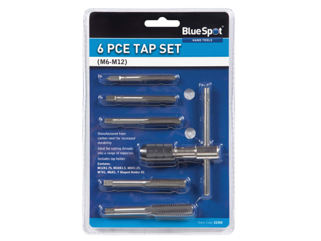 Tap Set (M6-M12) - 6 Piece B/S22300 - Image 2