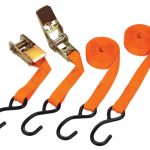 Ratchet Tie-Down Set 25mm x 4.5m B/S45407
