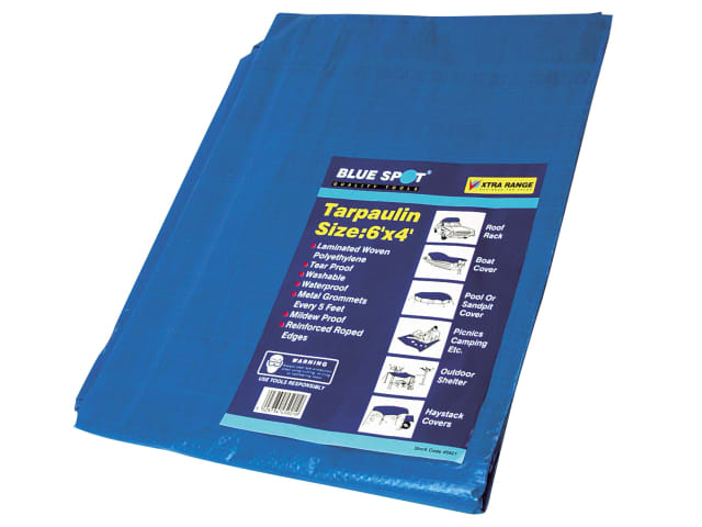 Tarpaulin 1.8 x 1.2m (6 x 4ft) B/S45921