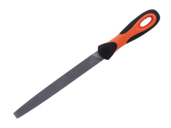 Handled Flat Bastard File 1-110-08-1-2 200mm (8in) BAH11081H