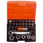 2058/S26 Ratchet Socket Set of 26 Metric 1/4in Drive BAH2058S26