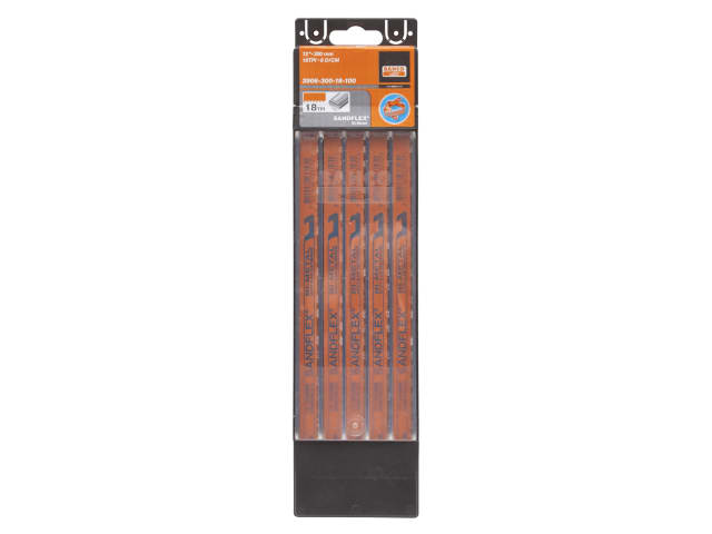 3906 Sandflex Hacksaw Blades 300mm (12in) x 18 TPI (Pack 100) BAH39061218