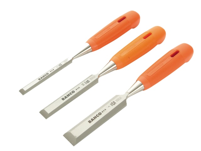 414 Bevel Edge Chisel Set - 3 Piece BAH414S3