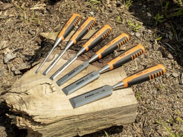 424-P Bevel Edge Chisel Set 6 Piece in Pouch BAH424PS6PPK - Image 3