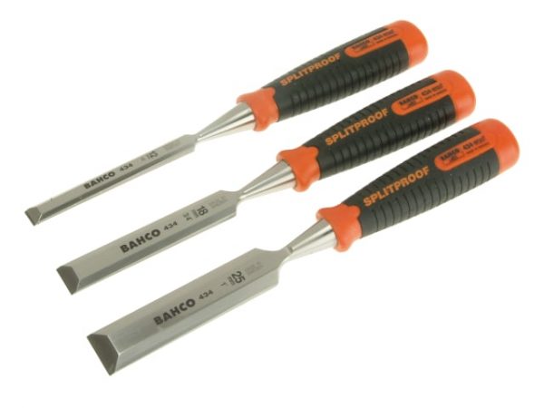 434 Bevel Edge Chisel Set -  3 Piece BAH434S3