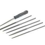Needle File Set of 6 Cut 2 Smooth 2-470-16-2-0 160mm (6.2in) BAH470