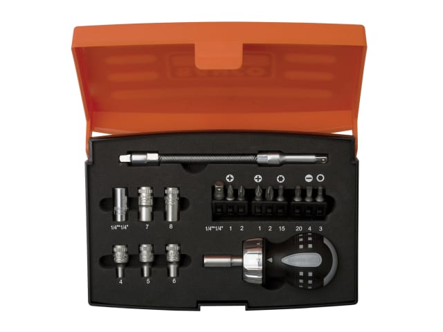 808050S-18 Stubby Ratchet Screwdriver Set - 18 Piece BAH808050S18