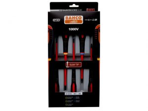 SLIM ERGO Insulated Screwdriver SL/PZ Set 5 Piece BAH9882SL