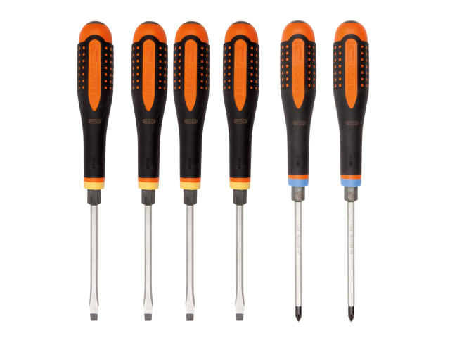 ERGO Through Blade Screwdriver Set - 6 Piece SL/PZ BAH9882TB