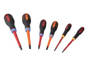 Mixed Insulated ERGO Screwdriver Set of 6 SL/PZ BAH9884S