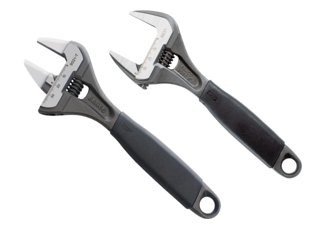 ERGO Extra Wide Jaw Adjustable Wrench Twin Pack BAHADJ903129