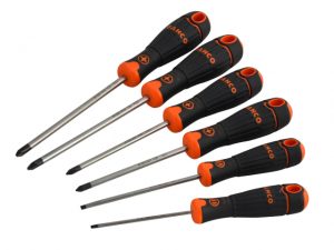 BAHCOFIT Screwdriver Set -  6 Piece SL/PH/PZ BAHB219026