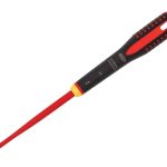 ERGO Slim VDE Insulated Slotted Screwdriver 4.0 x 100mm BAHBE8040SL