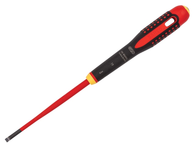 ERGO Slim VDE Insulated Slotted Screwdriver 6.5 x 150mm BAHBE8255SL