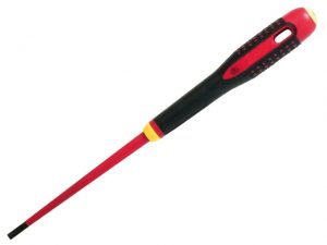 ERGO Slim VDE Insulated Slotted Screwdriver 3.0 x 100mm BAHBE8220SL