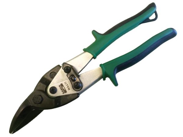MA411 Green Aviation Compound Snips Right Cut 250mm (10in) BAHMA411