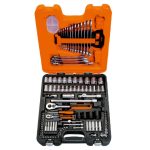 S108 Socket & Combination Spanner Set of 108 Metric 1/4in & 1/2in Drive BAHS108