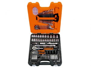 S108 Socket & Combination Spanner Set of 108 Metric 1/4in & 1/2in Drive BAHS108