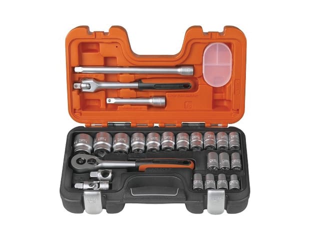 S240 Socket Set of 24 Metric 1/2in Drive BAHS240