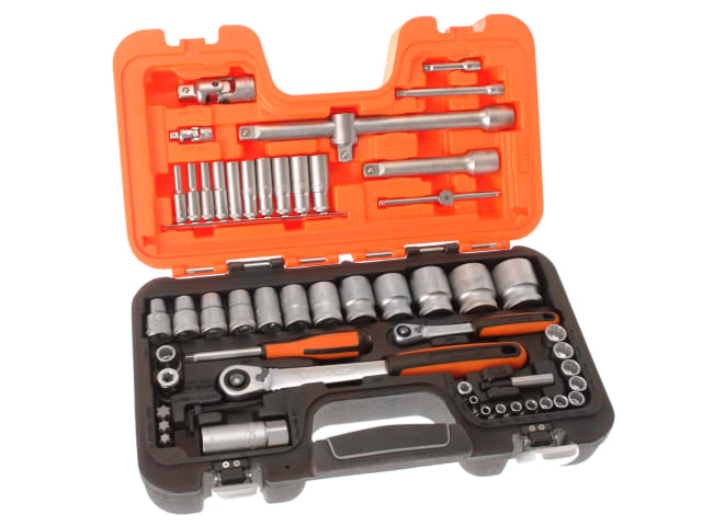 S560 Socket Set of 56 Metric 1/4 & 1/2in Drive BAHS560