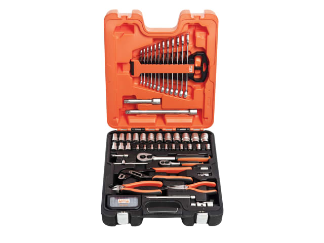 S81MIX Socket Spanner & Pliers Set Metric 1/4 & 1/2in Drive BAHS81MIX