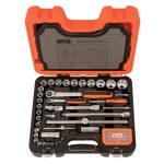 S95 1/4in & 1/2in Drive Socket & Mech Set of 95 Metric BAHS95