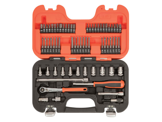SL65 Slim Socket Set of 65 Metric 1/4in Drive BAHSL65