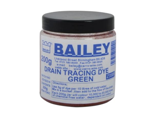 3589 Drain Tracing Dye - Green BAI3589