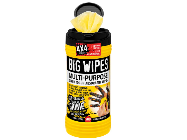 4x4 Multi-Purpose Cleaning Wipes (Tub 80) BGW2410
