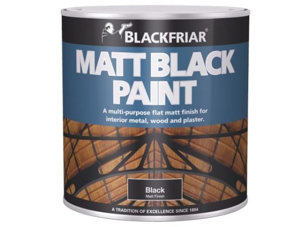 Matt Black Paint 500ml BKFMB500