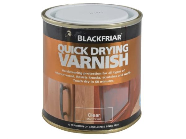 Quick Drying Duratough Interior Varnish Clear Matt 250ml BKFQDDVCM250
