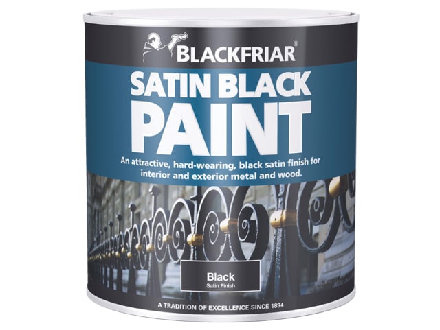 Satin Black Paint 250ml BKFSB250