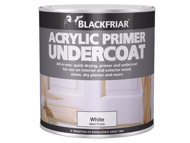 Quick Drying Acrylic Primer Undercoat Grey 250ml BKFGAP250