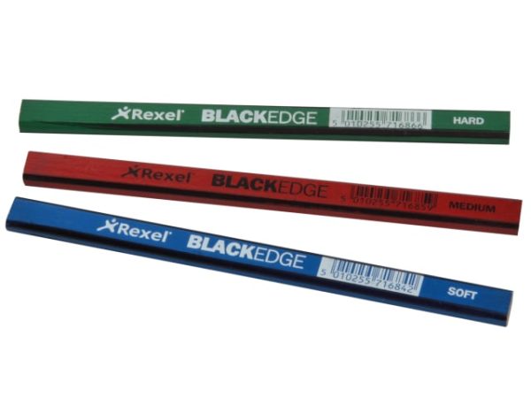 Carpenter's Pencils - Assorted (Card 12) BLAA